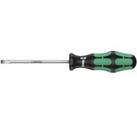 Wera 05340330001 334 Tournevis pour vis à fente, 1.0 x6.0 x 150 mm, Noir/vert