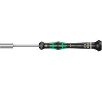 Wera 05345281001 2069 Tournevis électronicien à douille, 6,0 x 60 mm, Noir/vert
