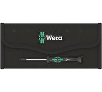 WERA 05671385001 Poche Pliante pour logement de Jeux Kraftform Micro pouvant comporter jusqu'à 12 pièces, Vide, 235 x 115 mm, Noir