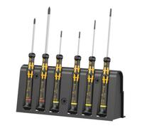 Wera 1578 A/6 antistatique (ESD) Jeu de tournevis 6 pièces vis à fente, cruciforme Phillips