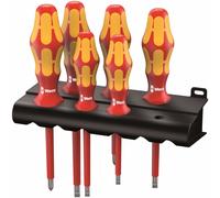 Wera 160 I/6 Kraftform Plus Série 100 VDE Tournevis Isolés Ensemble 05006145001