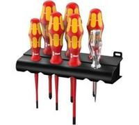 Wera 160 iS/7 VDE Jeu de tournevis 7 pièces vis à fente, cruciforme Phillips, vis Pozidriv G