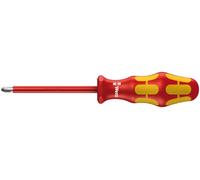 Wera WERA Tournevis pour vis Pozidriv, avec manche Kraftform 100% isolé 3 Quantité:1