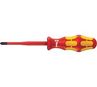 Wera 165 iS PZ/S 05006465001 Tournevis VDE isolé pour vis Plusminus Pozidriv/à fente avec Lame à diamètre réduit # 1 x 80 mm
