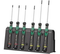 Wera 2035/6 A 05118150001 Jeu de tournevis électronicien avec Rack 6 pièces Vert