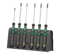 Wera 2035/6 B Jeu de tournevis électronicien + Rack, 6 pièces Quantité:1
