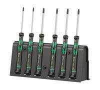 Wera 2067/6 Jeu de tournevis électronicien TX BO + Rack, 6 pièces Quantité:1