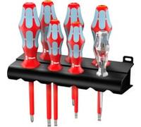 Wera 3160 i/7 Jeu de tournevis Kraftform Plus, acier inoxydable + support