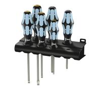 Wera 3334/3355/6 Jeu de tournevis, acier inoxydable + Rack, 6 pièces Quantité:1