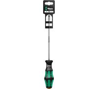 Wera 05100031001 334 Tournevis pour vis à fente SB, 1,2 x 8,0 x 175 mm, Noir/vert