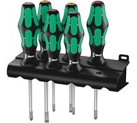 Wera Jeu de tournevis 335/350/355/6 05105622001 Kraftform Plus Lasertip + Rack 6 pièces