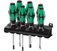 Wera Jeu de tournevis Kraftform Plus Lasertip 335/350/367/7 05320540001, 7 pièces avec rack