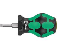 Wera 335 Stubby Tournevis pour vis à fente Largeur de lame: 4 mm Longueur de la lame: 25 mm