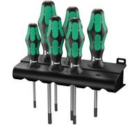 Wera 367/6 TORX® BO Jeu de tournevis Kraftform Plus TORX® sécurité + Rack, 6 pièces - 05138250001