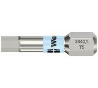Wera 3840/1 Embouts TS, acier inoxydable, Hex-Plus, 1.5 x 25 mm - 05071070001