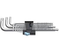 Wera Jeu de clés mâles coudées 3950/9 – métrique, acier inoxydable, 1,5–10 mm (9 pièces)