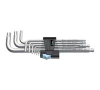 Wera 3950/9 Jeu de clés mâles coudées 1.5 mm, 2 mm, 2.5 mm, 3 mm, 4 mm, 5 mm, 6