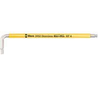 Wera 3950 SPKL Multicolour HF Clés mâles coudées, syst. métrique, acier inoxydable, avec fonction de retenue, 4 x 137 mm