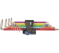 Wera 3967/9 Tx Sxl Multicolour HF Stainless 1 Torx L-CLÉ Set 05022689001