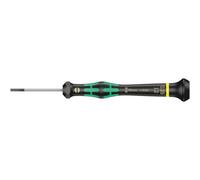 Wera 05118000001 2035 Tournevis électronicien pour vis à fente, 0.25 x 1.2 x 40 mm, Noir/vert
