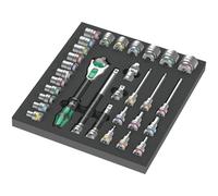 Wera Zyklop 05150112001 6 pans extérieurs, quatre pans extérieurs, TORX Cliquet cyclope 31 pièces