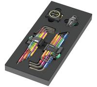 Wera 6 pans intérieurs, TORX Jeu de clés mâles coudées 1.5 mm, 2 mm, 3 mm, 4 mm, 5 mm, 6 mm, 8 mm, 1