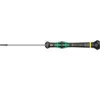 Wera Tournevis d'électronique Kraftform‑Micro 2035 – 2,5 mm × 80 mm – Noir/vert