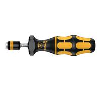Wera 7432 Kraftform ESD, Tournevis dynamométrique réglable avec mandrin à serrage rapide Rapidaptor, 1/4 pouce, 0,90 - 1,50 Nm - 05074784001
