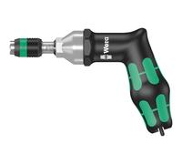 Wera 7442 Kraftform manche « pistolet », Tournevis dynamométrique réglable vec mandrin à serrage rapide Rapidaptor, 1/4 pouce, 3,0 - 6,0 Nm - 05074702001