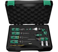 Wera 7443/12 Set d'installation pour systèmes de vérification de pression des pneus, 12 pièces - 05074746001