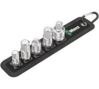 Wera 781/5 Set 1, Jeu d’adaptateurs, 5 pièces Mat