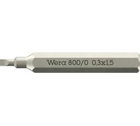 Wera 800 Micro Embout pour vis à tête fendue 1.5 mm