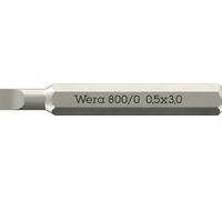 Wera 800 Micro Embout pour vis à tête fendue 3 mm