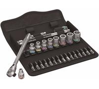 Set de douilles et d'embouts de vissage 1/4" WERA 8100 SA 11 Zyklop Metal Imp 1/4" (28 pièces)