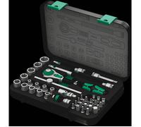 Wera Jeu de cliquets Zyklop Speed 8100 SA 2 carré 1/4" métrique 42 pièces