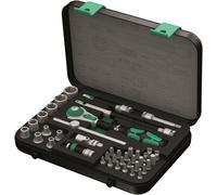Wera 8100 SA 4 Zyklop Socket Wrench Set 0.6cm Drive SAE 41 Pièces 05003535001