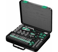 Jeu de clés à douille Wera 8100 SA/SC 2 Zyklop métrique 1/4\ (6.3 mm), 1/2\ (12.5 mm) 43 pièc