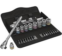 Jeu cliquet Zyklop Metal Wera 8100 SB 11 - emmanchement 3/8"" - 29 pièces