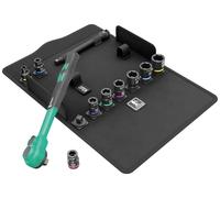 Wera 8100 SB 13 Zyklop Comfort Jeu de cliquets réversibles en pouces, métrique 3/8\ 11 pièces 05005531001