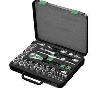 Assortiment de cliquets 5-en-1, de douilles et d'embouts à entraînement 1/2" Zyklop Wera 37 pièces