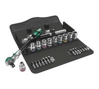 Wera 8100 SC 9 Zyklop Jeu de clés à douille en pouces 1/2\ 28 pièces 05004079001