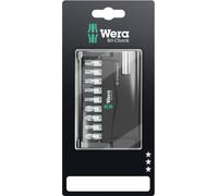 Wera 8151/55/67-9-899 05073416001 Jeu dembouts 10 pièces cruciforme Phillips, vis Pozidriv, TORX® intérieur