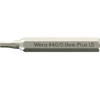 Wera 840 Micro Embout 6 pans 1.5 mm