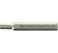 Wera 840 Micro Embout 6 pans 2.5 mm