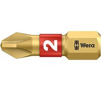 Wera Embout cruciforme PH 2 05073333001 – Acier à outils allié, revêtement diamanté, D 6.3
