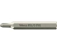 Wera 851 Micro 05058122001 Embout cruciforme PH 1