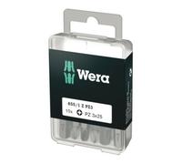 Wera – Embouts cruciformes PZ 3 05072405001 – Acier à outils extra-rigide – Forme D 6.3 – 10 pièces