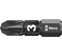 Wera 855/1 IMP DC Impaktor Bits SB PZ 3 05073922001 Jeu d'embouts pour vis cruciformes Pozidriv