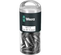 Wera 867/1 Z TORX® DIY 100 SiS 867/1 Z (100xTX10/25) DIY Box TORX-Bits Embout Torx T 10 Acier à outils allié, extra-rigide D 6.3 100 pc(s)