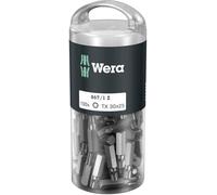 Wera 867/1 Z TORX® DIY 100 SiS 867/1 Z (100xTX30/25) DIY Box TORX-Bits Embout Torx T 30 Acier à outils allié, extra-rigide D 6.3 100 pc(s)
